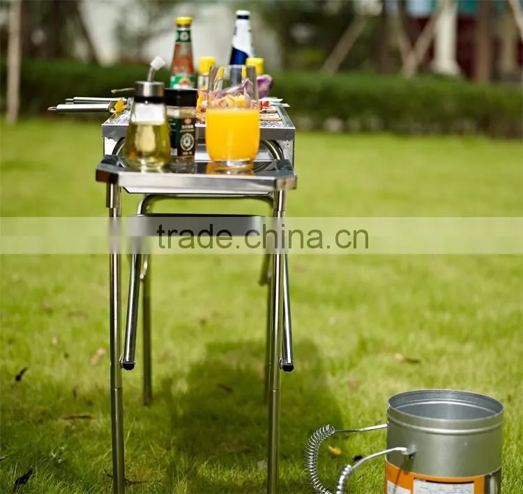 Outdoor 430 Stainless Steel Charcoal BBQ Grill