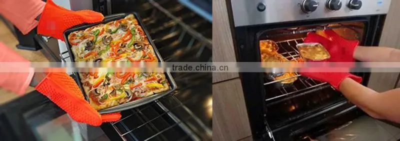 Crocodile shape high temperature silicone oven mitts
