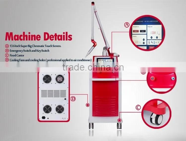 Best effective tattoo removal nd yag q-switch laser