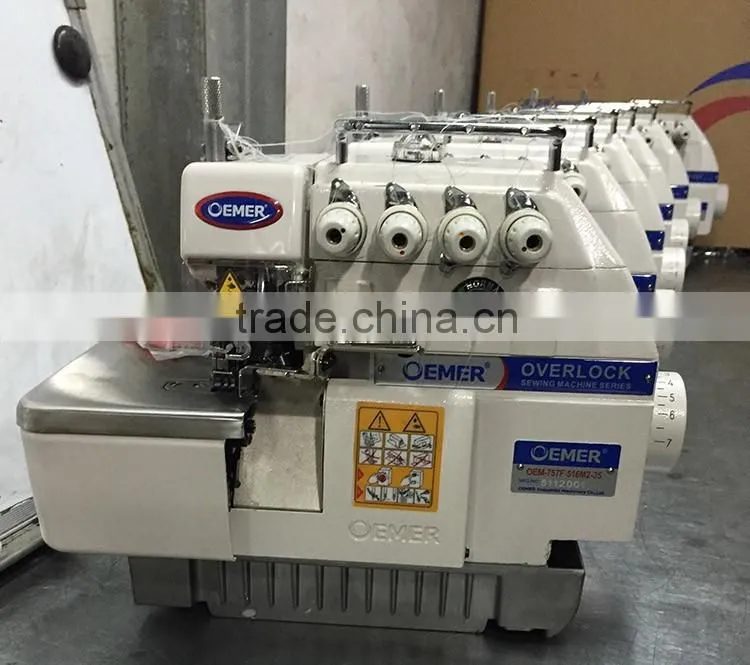 OEM-747F-DD Direct dirve 4 thread overlock industrial sewing machine good price