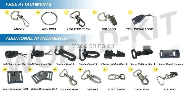 promotional lanyard/anyard safety breakaway buckles