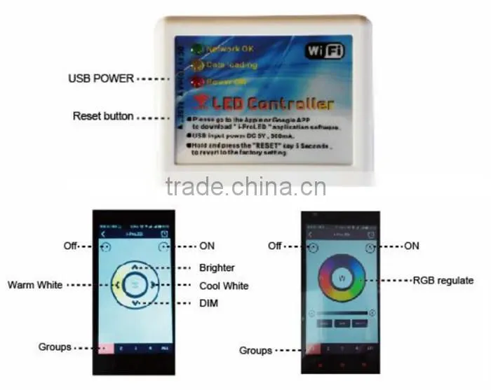 Wifi Control / Remote Control RGBW LED Downlight