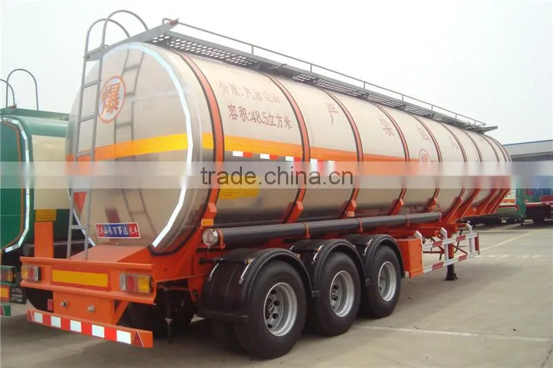 CIMC Manufacture 38cbm Water Tanker Semi Trailer Trucks For Sale