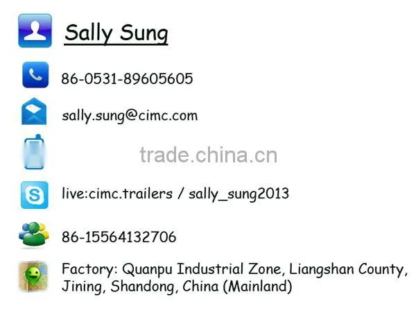 CIMC Wood Transporting Truck Trailer