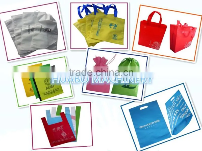 Three Side Seal Bag Making Machine/Box Bag Type Ultrasonic Sealing Non Woven Bag Machine