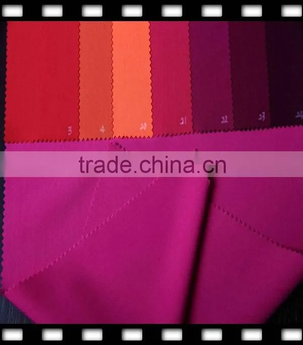 bright color stretch poly fabric for women suits fabric