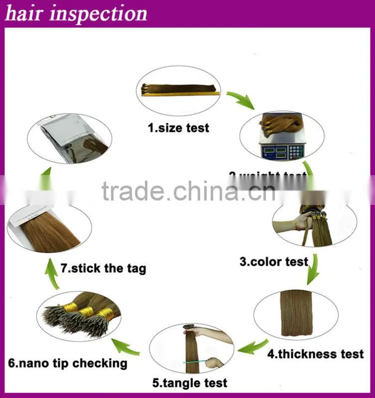 Nano ring virgin remy hair extension ombre bundles hair weaves two tone ombre colored hair weave bundles