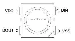Integrated sk6812rgbw programmable addressble rgbw led pixel tape strip