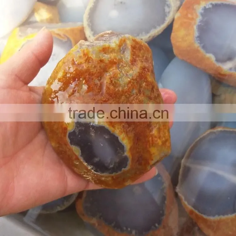 natural water bile agate geode agate with water trapped inside native water inside agate stone