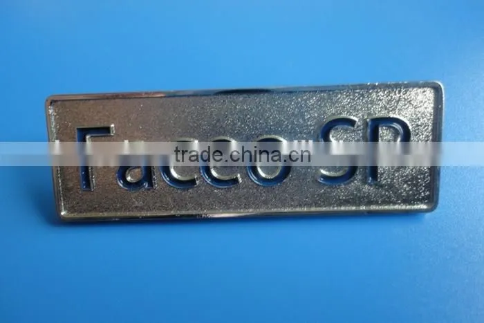 custom company name button badge