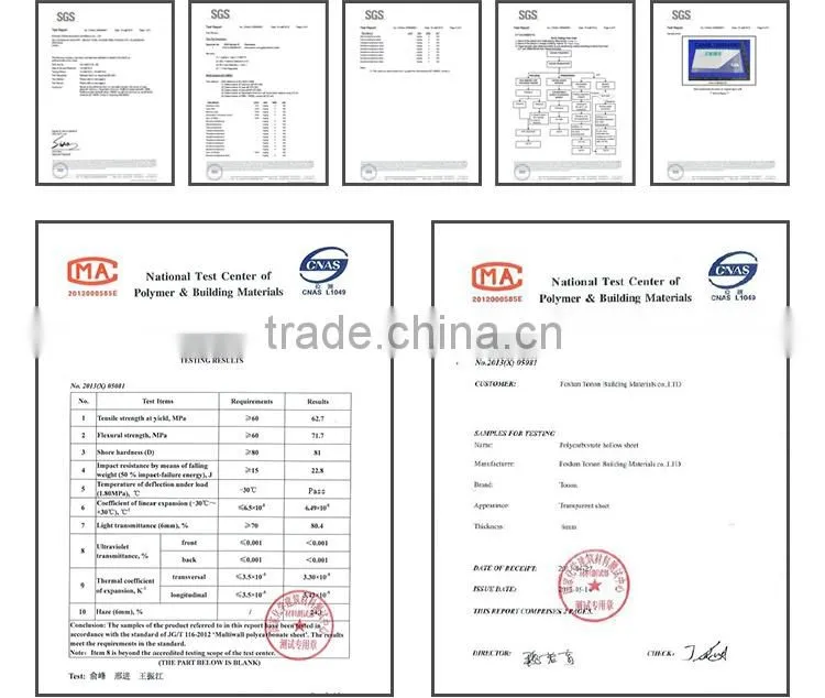 polycarbonate SOLID sheet supplier cheap hard plastic board with high quality