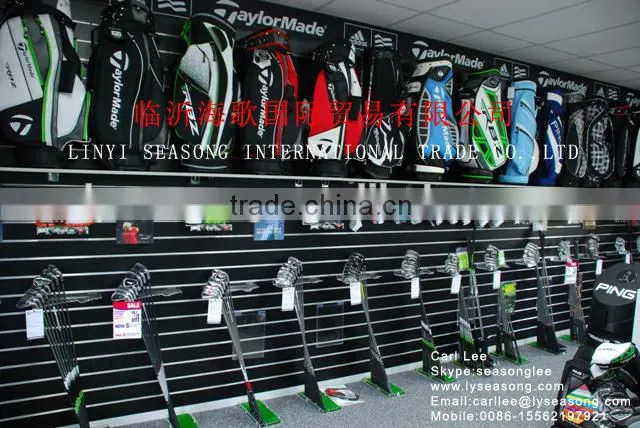 China factory price 15mm18mm melamine mdf/showing board with 11 grooves used in supermarket