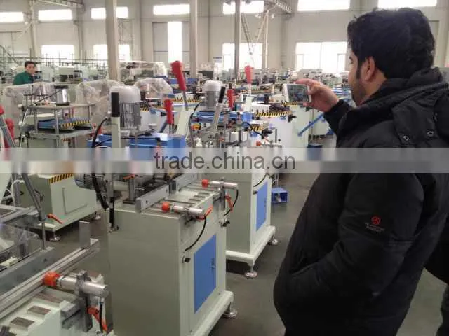 Alu-PVC profile copying-drilling machine- copy router machine with triple spindle -Chinese cnc copy router machines