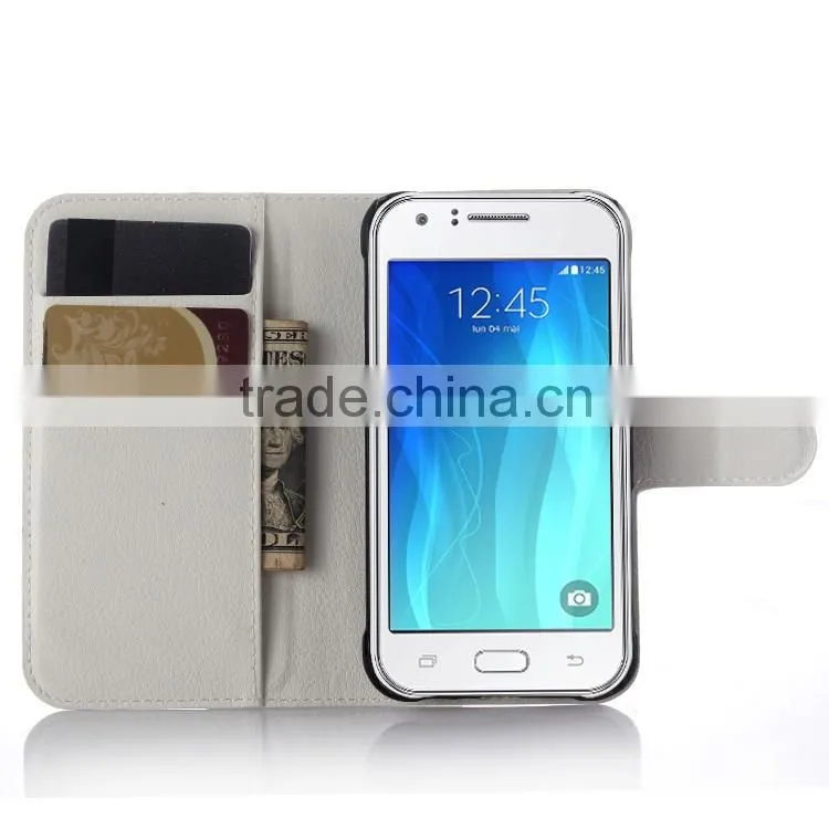 High Quality Leather Holster Card Wallet Folio Stand Flip Case Cover for Samsung GALAXY J1 ACE