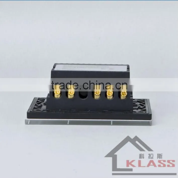 modern 2 gang remote sensitive dimmer light switch made in china