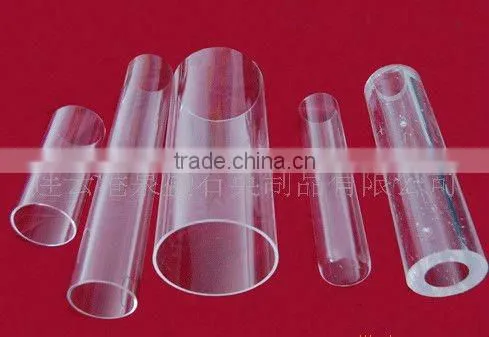 Clear Fused Quartz Borosilicate Glass Tube