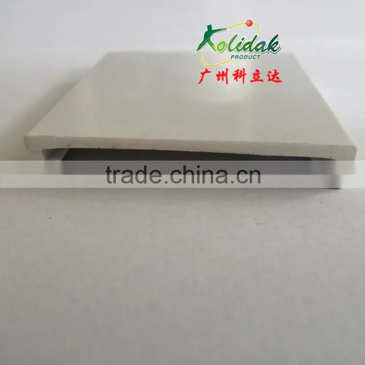 Gray Customized plastic extrusion PVC profile