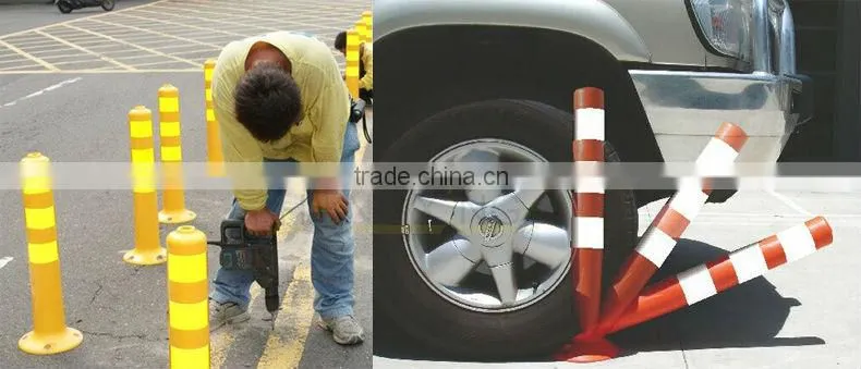WB206 single reflector reflective warning posts