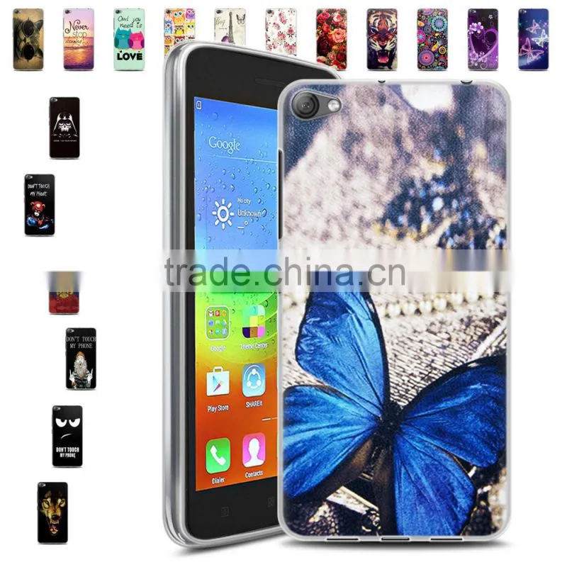 In Stock Various Patterns Flora Art Printed Gel Soft TPU Phone Case For Lenovo S60 Mobile Phone Cover Back Silicon Case