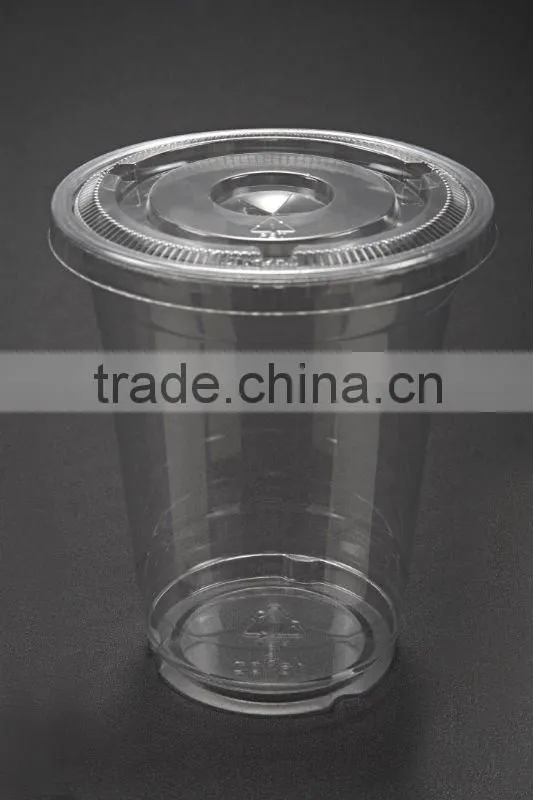 PET clear disposable clear 16oz beverage cup