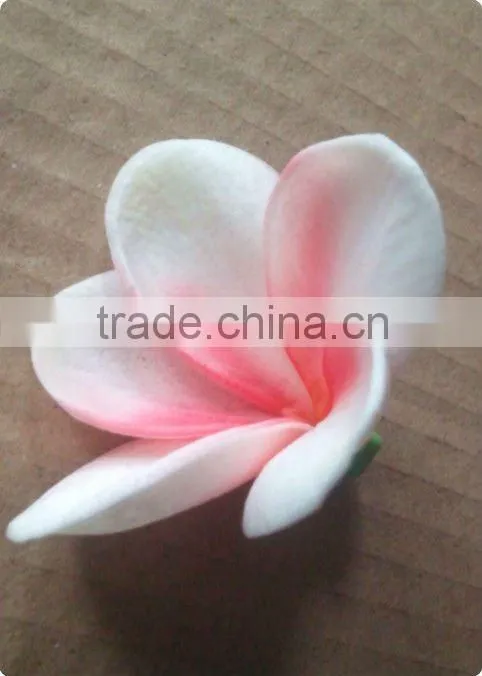 artificial PU flower real touch flower plumeria