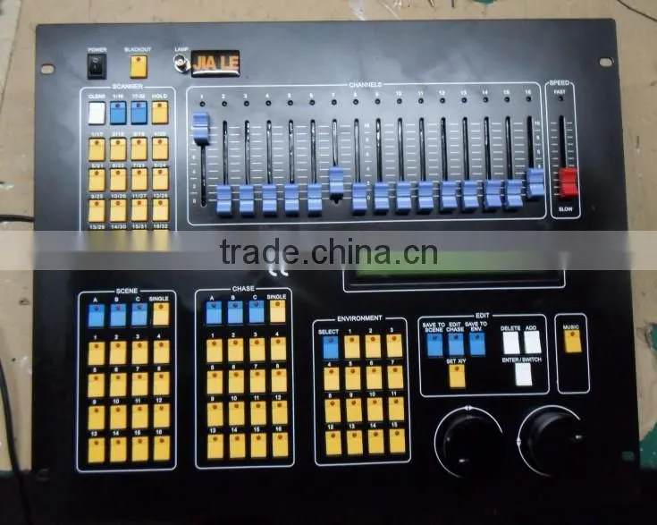High Quadlity DMX 512 Stage Light Controller 1990 Standard 240 Channels LCD Display Cross Time 0.1s-25.5s