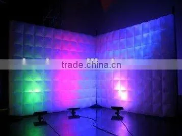 Clear Inflatable Straight Air Wall For Decorations