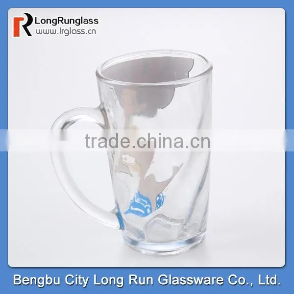 LongRun 12oz print drinking glass mugs