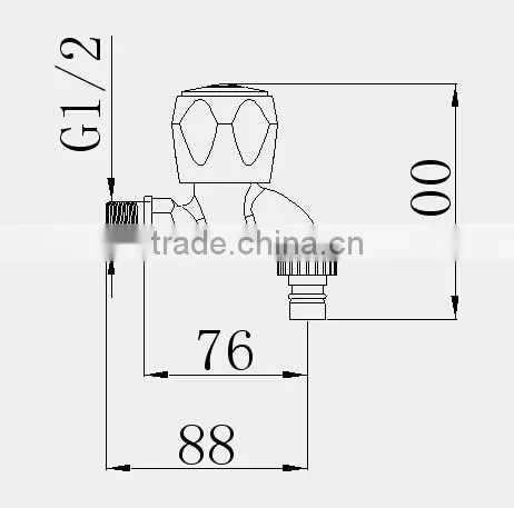 ABS plating plastic bib tap
