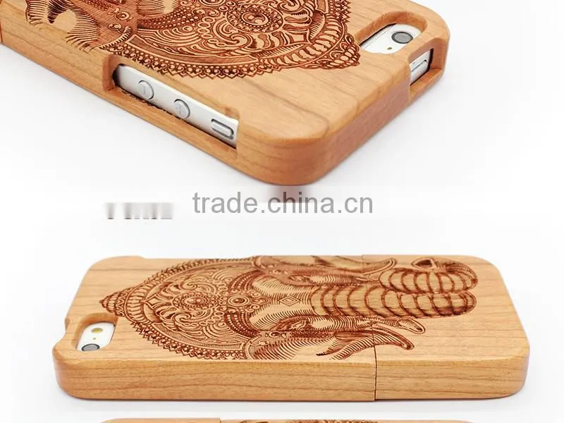 Yuanzhao Hot Sell Cherry Wood Mobile Parts Smartphone Case/Cellphone Case for iphone 6