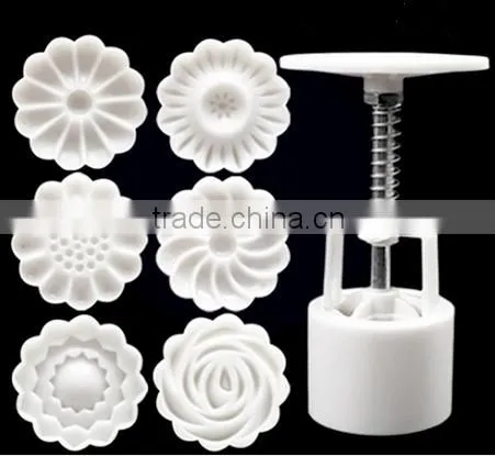 100% food-grade Plastic Mooncake mould and baking tools