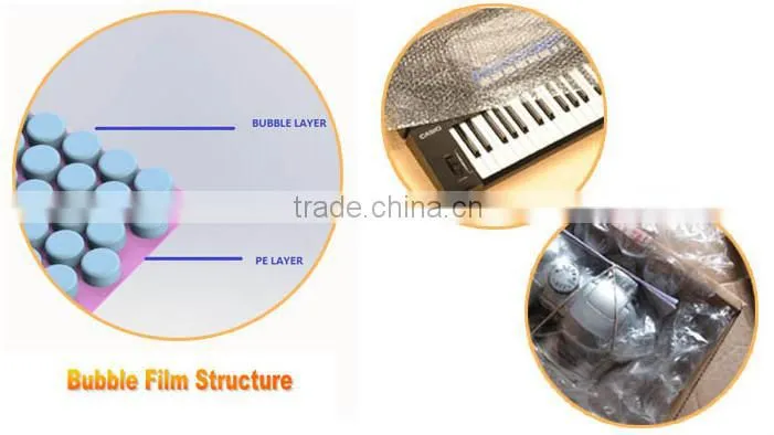 semi-automatic 2 Layers Air Bubble Film Machine/Double Screw Extruder