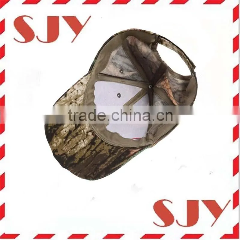 100% Cotton Material Camo LED Light Baseball Cap Sports Cap