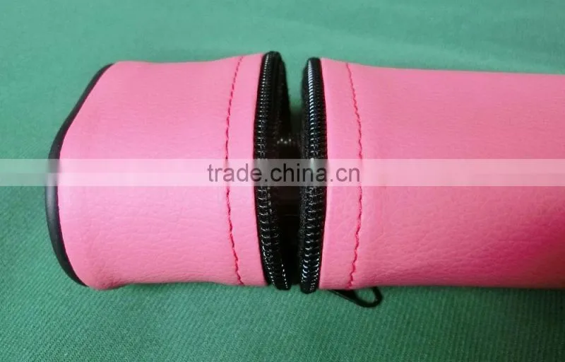 Protable billiard pool cue case with cue billiard accessories