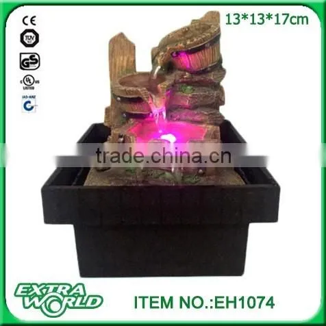 indoor bamboo style mini fountain battery operated