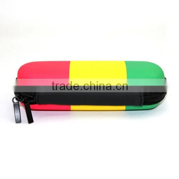New sale Red/green/yellow three bars ego ce4 zipper case zipper pencil case