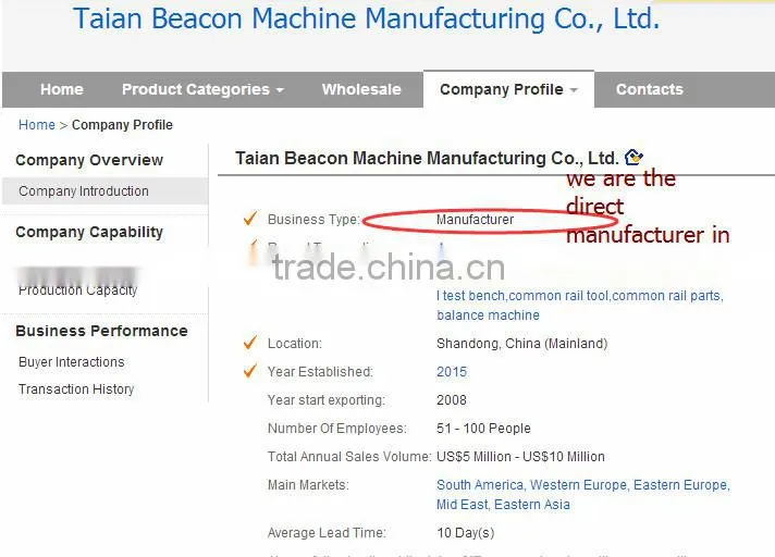 12psb injection pump test bench use for test mechanical pump and injector