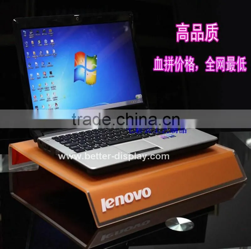 custom acrylic computer tablet floor stand