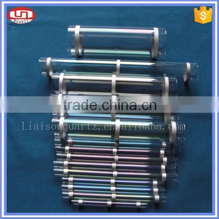 China wholesale quartz heating tube with coating surface