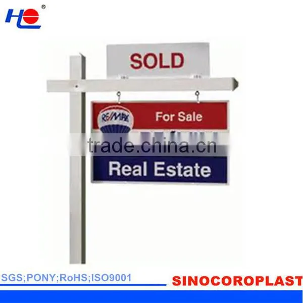 anti-corrosion and cleaning pp hollow high gloos signboard