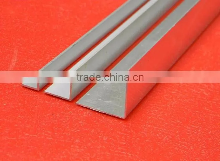 Aluminium Angle Profiles Eluminiu mangle Profil Satin Anodised Aluminium Trims