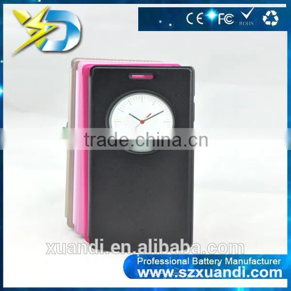 popular various colors mobile phone leather wallet case for Oppo N3