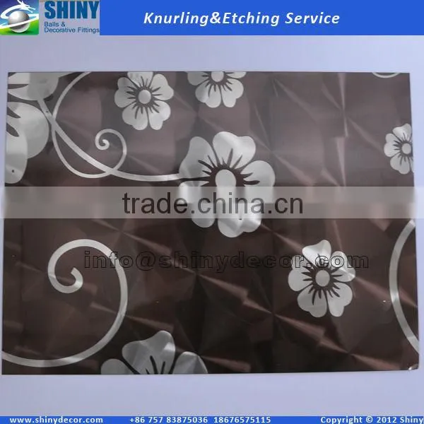 Stainless Steel knurling plate
