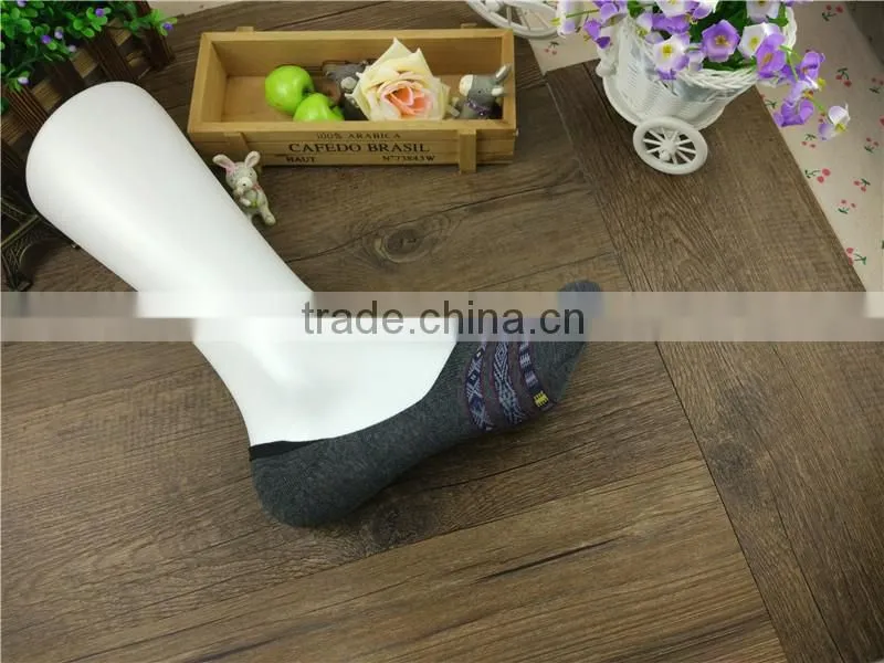Factory Custom High quality boat new product socks, grey color China classial style
