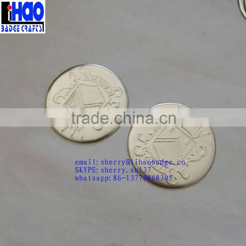 Metal silver self adhesive label plate