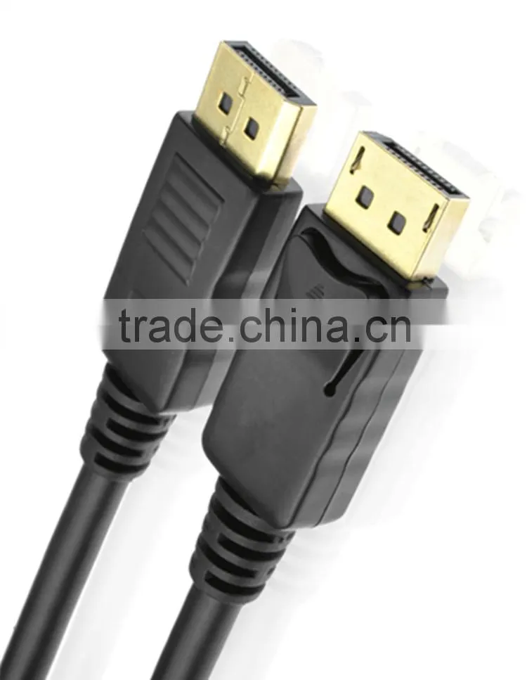 high resolution dp to dp cable male to male 1m with OEM service for computer