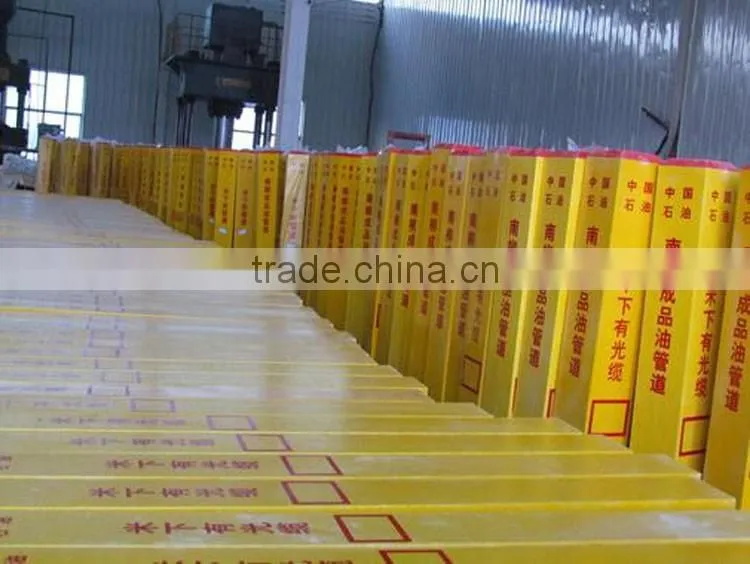 Warning signs Pile/ Road Cable Safety Signs Pile/ Mark Signs Board Warning Signs Pile