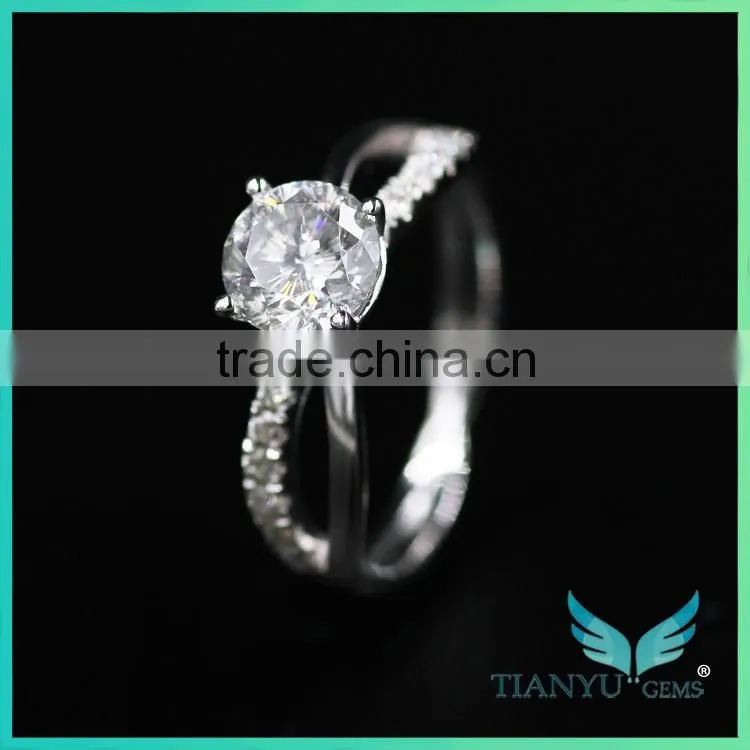 moissanite fire solitaire ring color moissanite sic silicon white color jcpenney moissanite jewelry