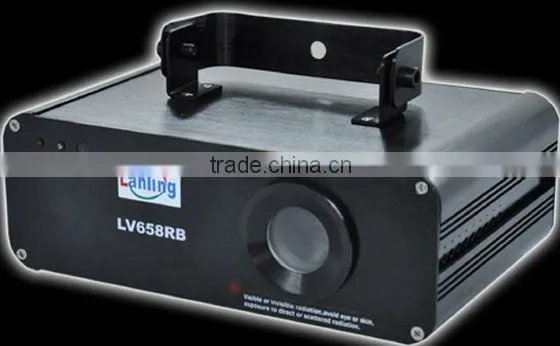 LV658RB Twinkling "Moving Head" RB Laser Red: 100mW, Violet blue: 100mW
