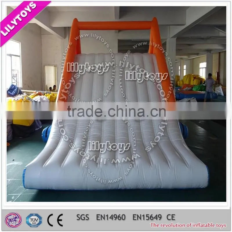 ECO-friendly inflatable water pool slide type toy, indoor pool equipment, inflatable unique water slide